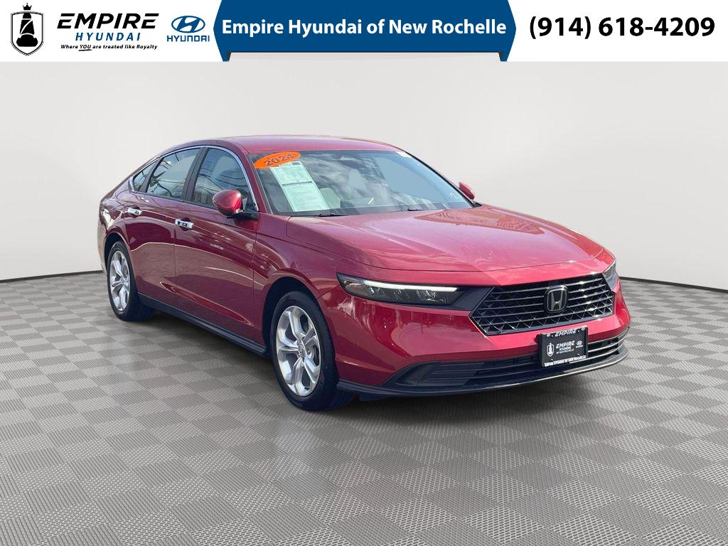 Radiant Red Metallic 2024 Honda Accord LX FWD Sedan Front-Wheel Drive Automatic