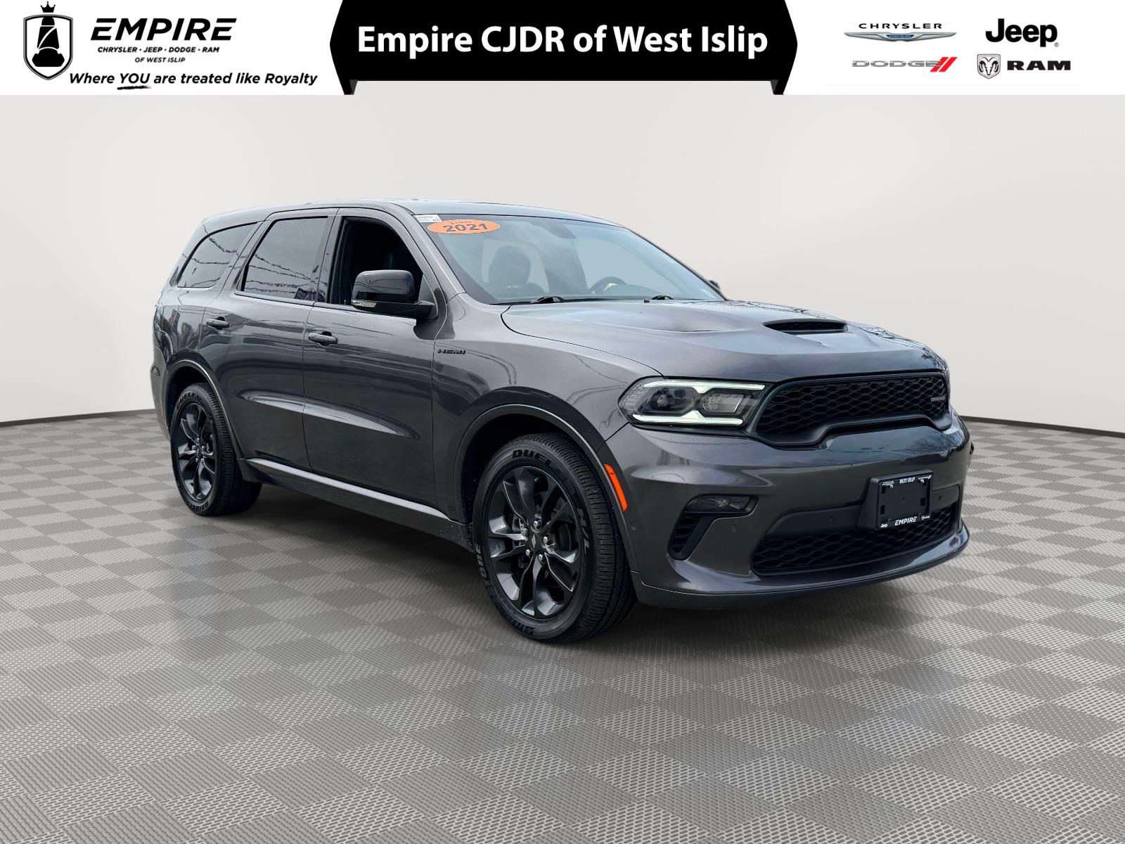 Granite Metallic Clearcoat 2021 Dodge Durango R/T AWD SUV / Crossover All-Wheel Drive 8-Speed Automatic