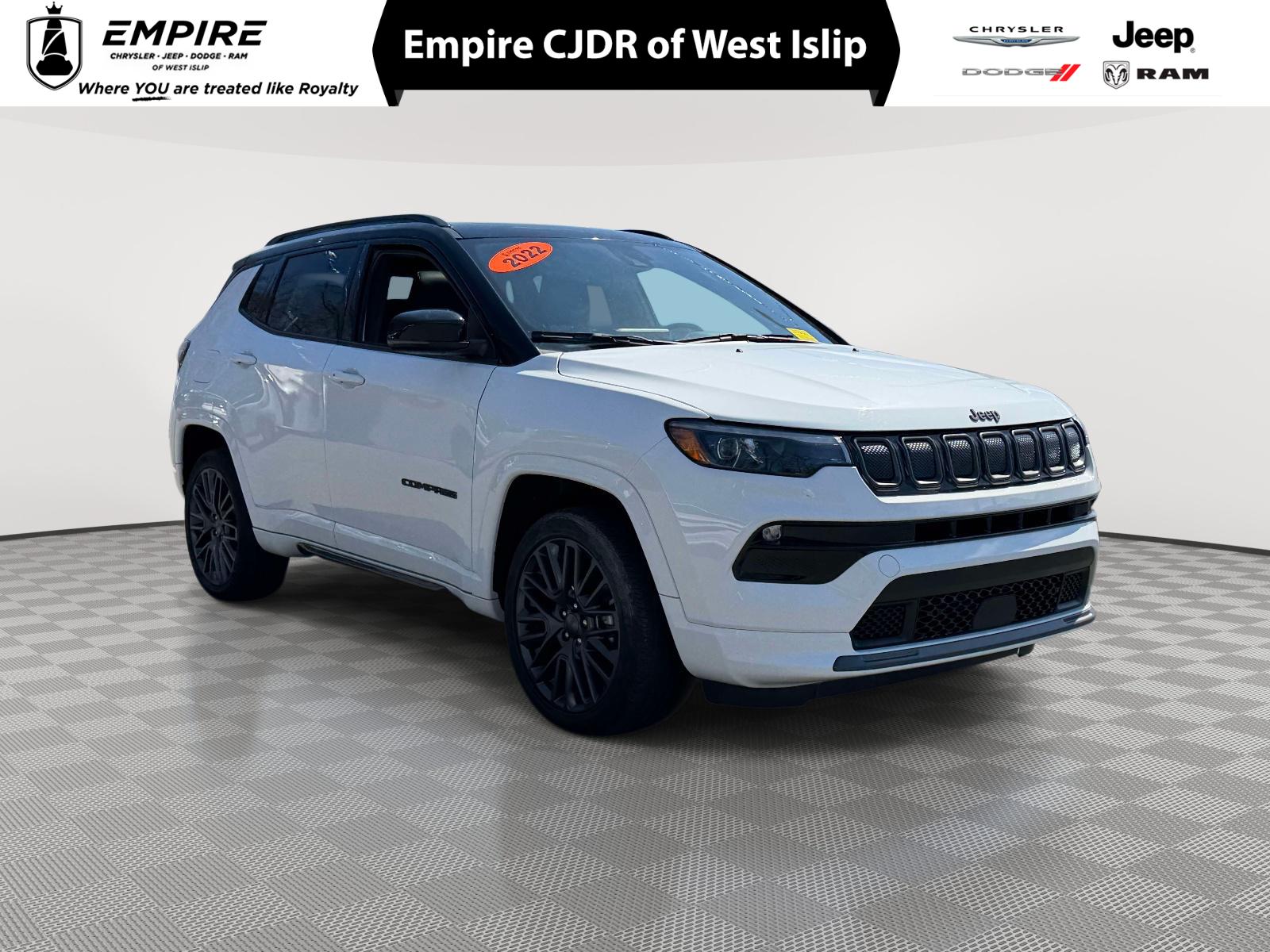 Bright White Clearcoat 2022 Jeep Compass High Altitude 4WD SUV / Crossover Four-Wheel Drive 9-Speed Automatic