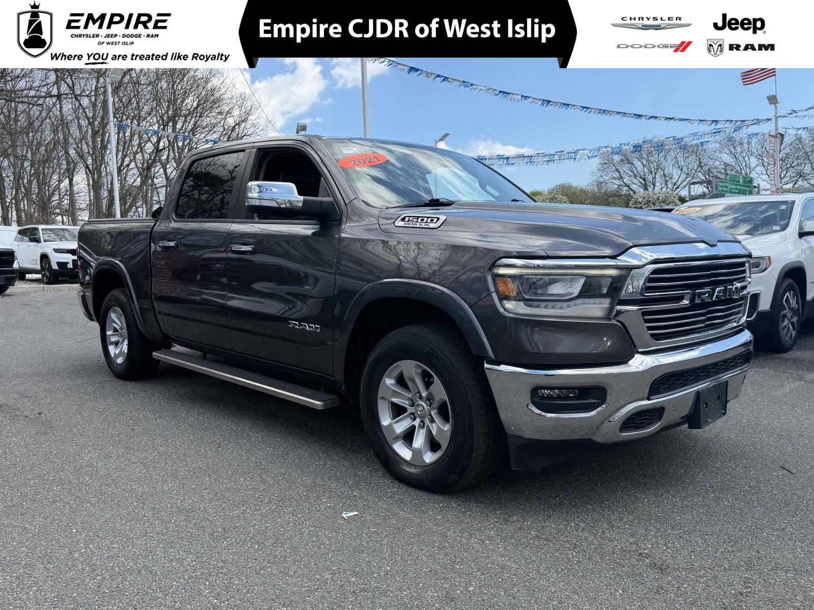 2021 Ram 1500 Laramie Crew Cab 4x4 5'7" Box for sale in West Islip, NY