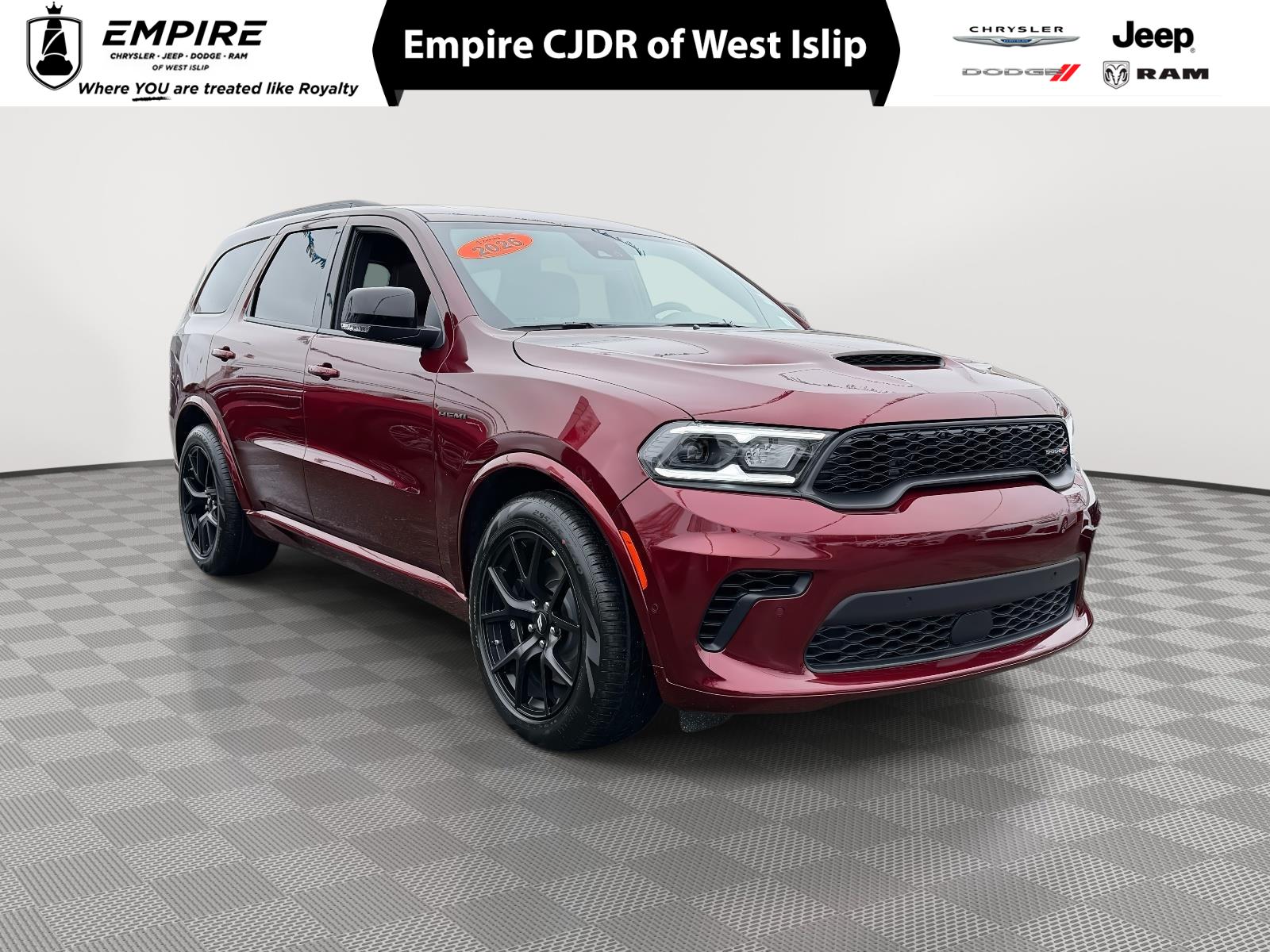 Octane Red Pearlcoat 2026 Dodge Durango GT HEMI Plus AWD SUV / Crossover All-Wheel Drive 8-Speed Automatic
