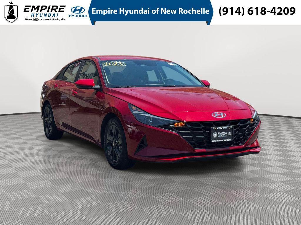 Scarlet Red Pearl 2023 Hyundai Elantra SEL FWD Sedan Front-Wheel Drive Automatic