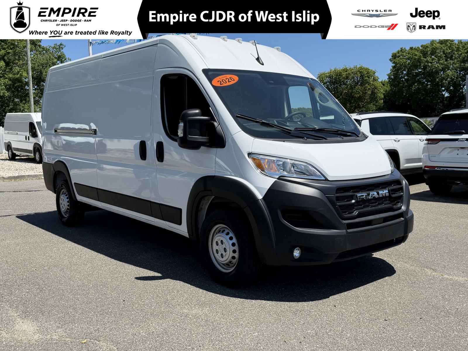 2026 Ram ProMaster 2500 Cargo Van Tradesman High Roof 159" WB w/Pass Seat for sale in West Islip, NY