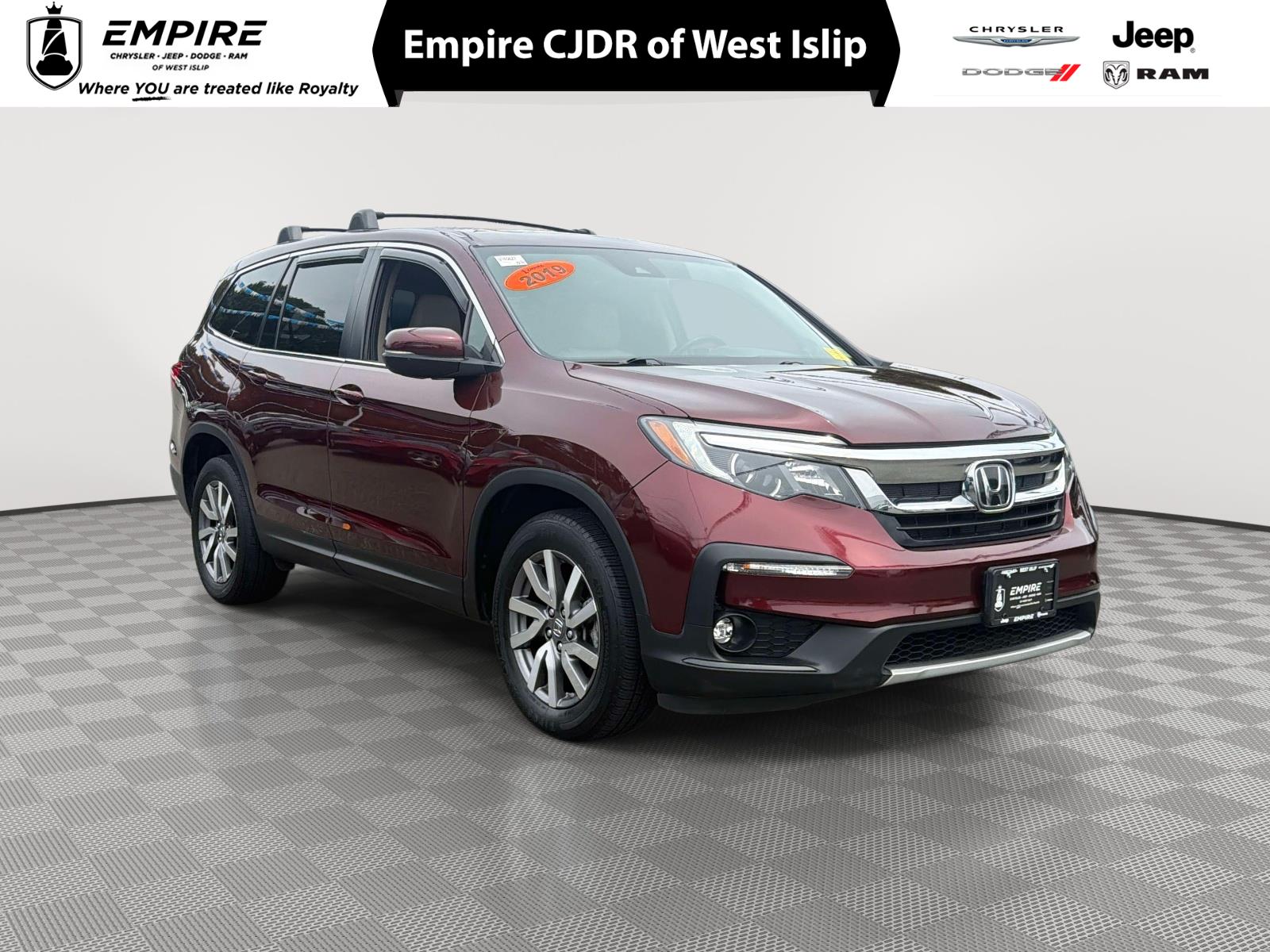 Red (Deep Scarlet Pearl) 2019 Honda Pilot SUV / Crossover All-Wheel Drive 6-Speed Automatic