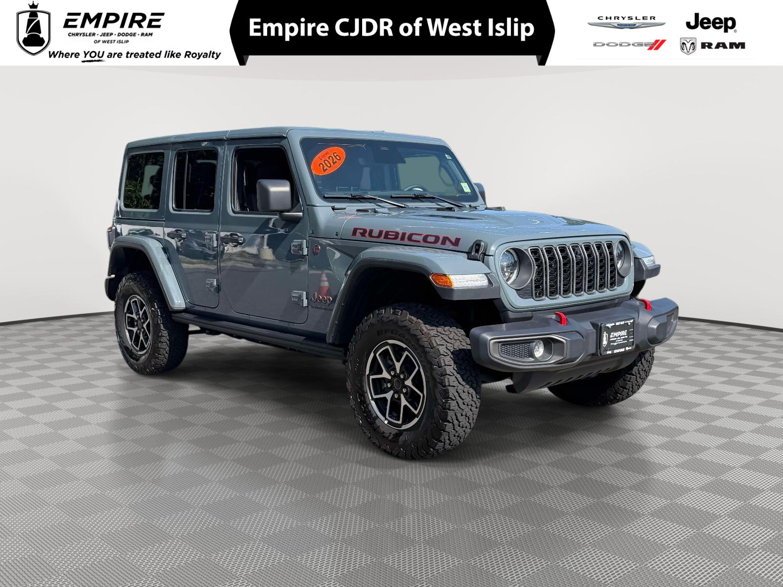 Anvil Clear Coat 2026 Jeep Wrangler SUV / Crossover Four-Wheel Drive 8-Speed Automatic