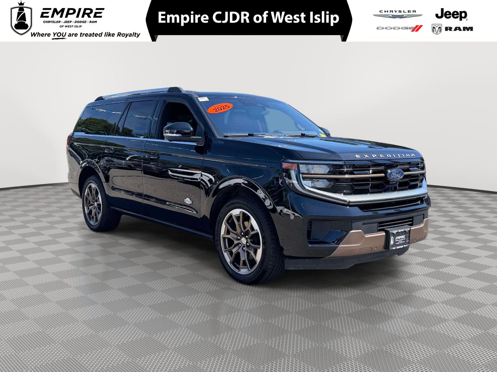 Agate Black Metallic 2025 Ford Expedition SUV / Crossover Four-Wheel Drive Automatic
