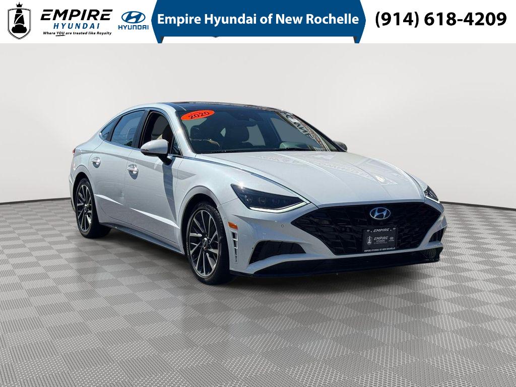 Quartz White 2020 Hyundai Sonata Sedan Front-Wheel Drive Automatic