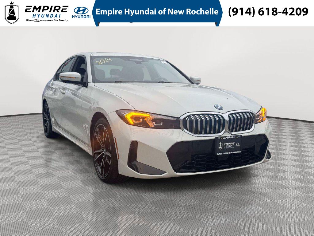 Alpine White 2024 BMW 3 Series Sedan All-Wheel Drive Automatic