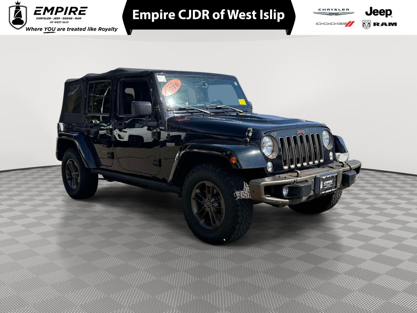 2016 Jeep Wrangler Unlimited 75th Anniversary for sale in West Islip, NY
