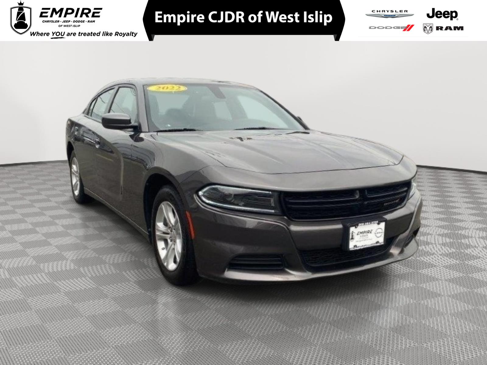 Gray (Granite Crystal Metallic Clearcoat) 2022 Dodge Charger Sedan Rear-Wheel Drive Automatic
